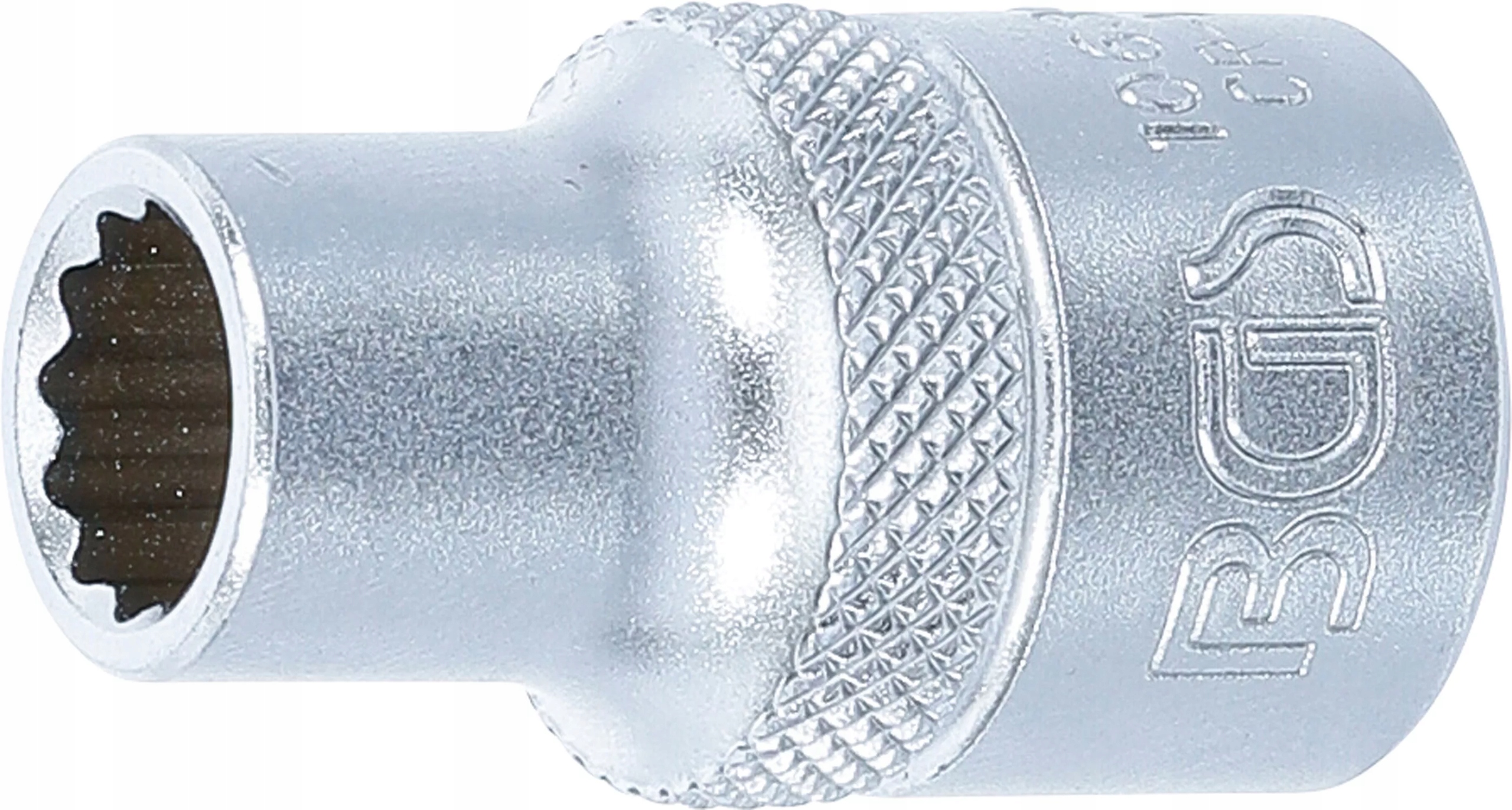 Nasadka 1/2" 10 mm 12-kt dwunastokątna Bgs Technic z radełkowaniem