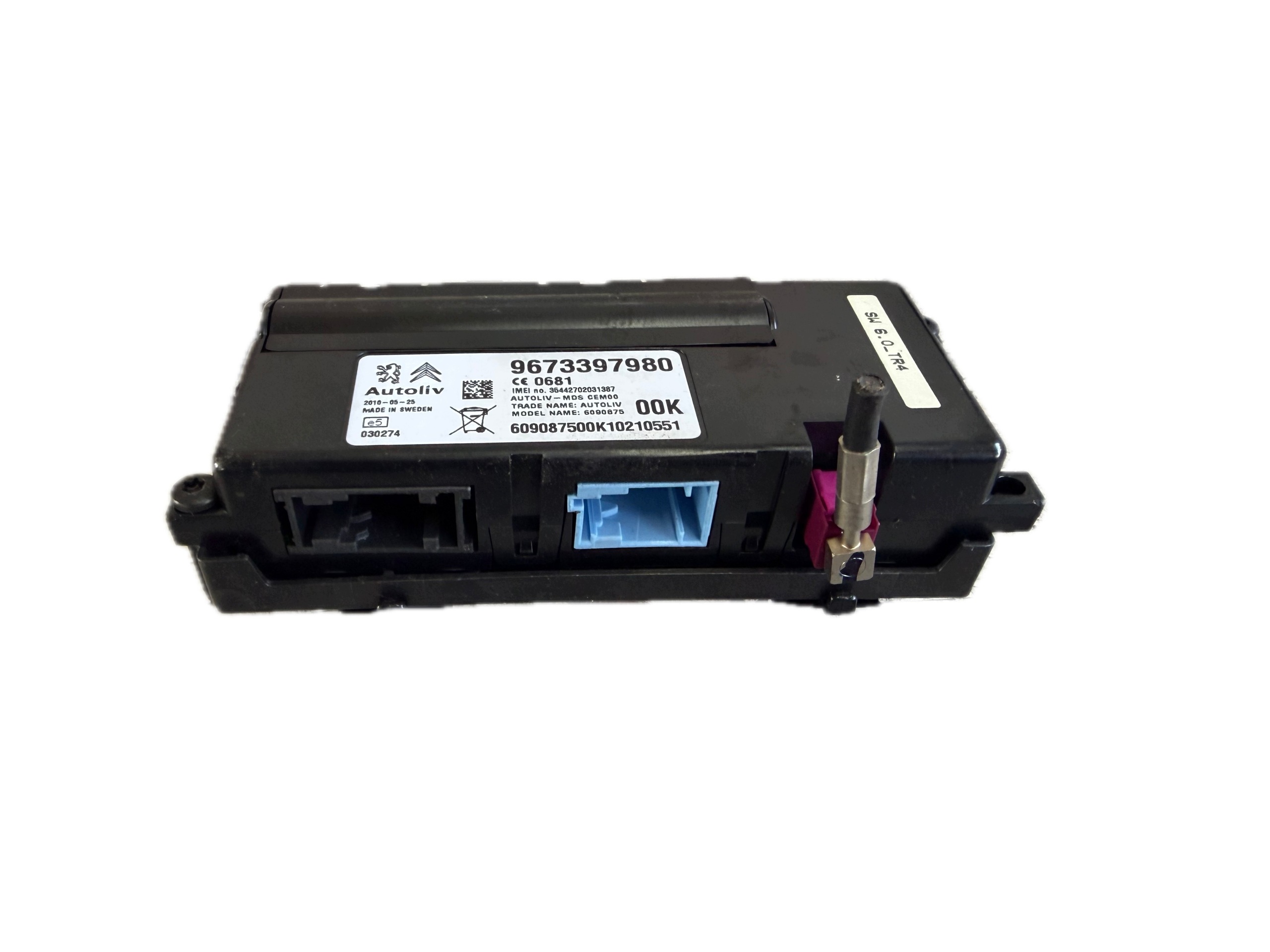 modulo BLUETOOTH CITROEN C5 III X7 9673397980