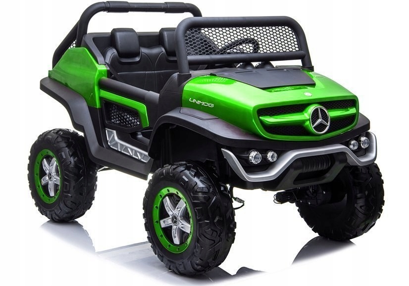 Auto na Akumulator Mercedes Unimog Zielony Lean Cars