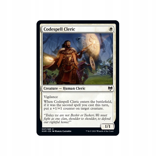 MTG 4x Codespell Cleric