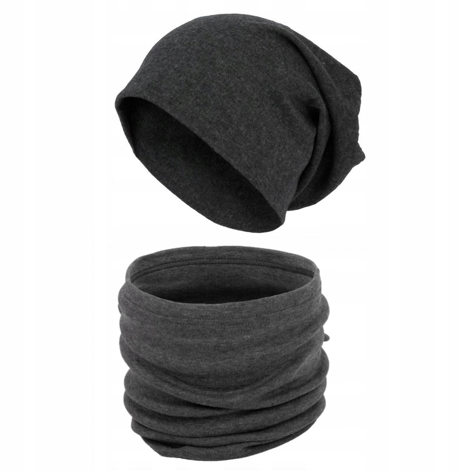 CZAPKA KOMIN BEANIE SMERFETKA ZIMOWA OVERSIZE