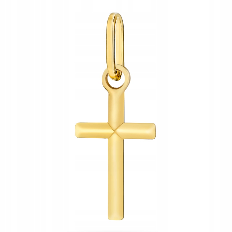 Zlatý Přívěsek Přívěsek pr. 585 Minimalistický kříž na Dárek