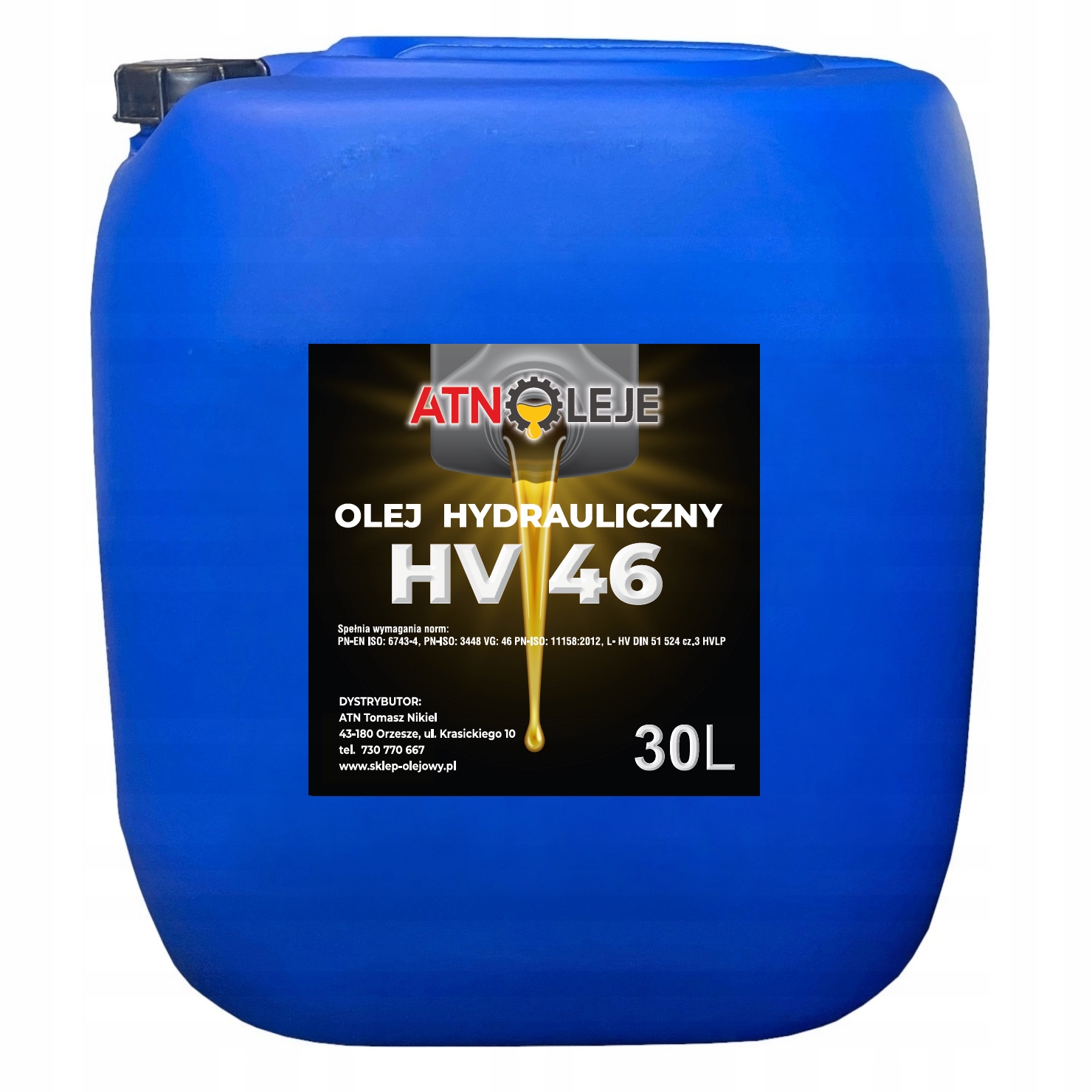 OLEJ HYDRAULICZNY HV 46 30 Litrów