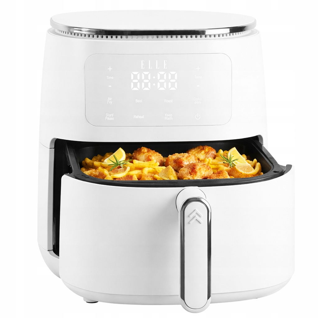 Fritéza Beztuková Air Fryer Fritéza velká Sendvičovač 5L Bílá 1700W
