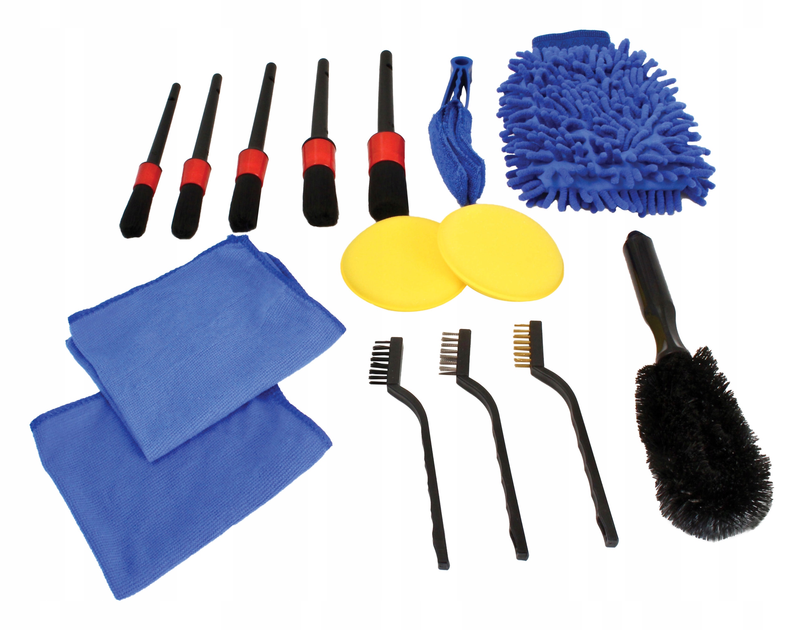 DETAILING ZESTAW PĘDZLI i AKCESORII do CZYSZCZENIA Producent Satra