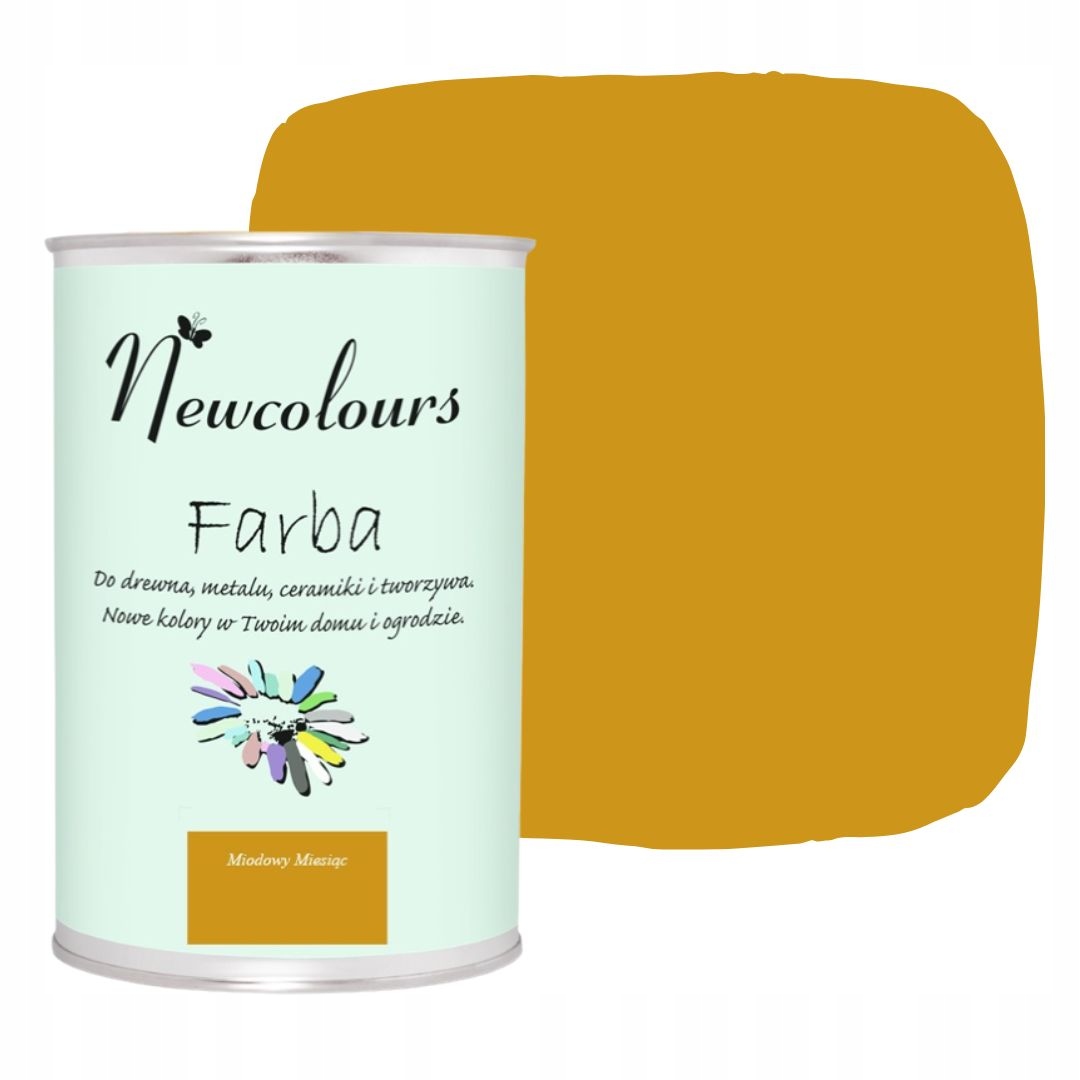 Farba do mebli Newcolours Miodowy Miesiąc 900ml