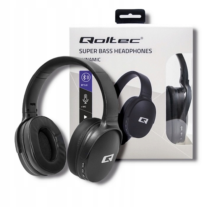 

Qoltec Słuchawki bezprzewodowe Bass Dynamic