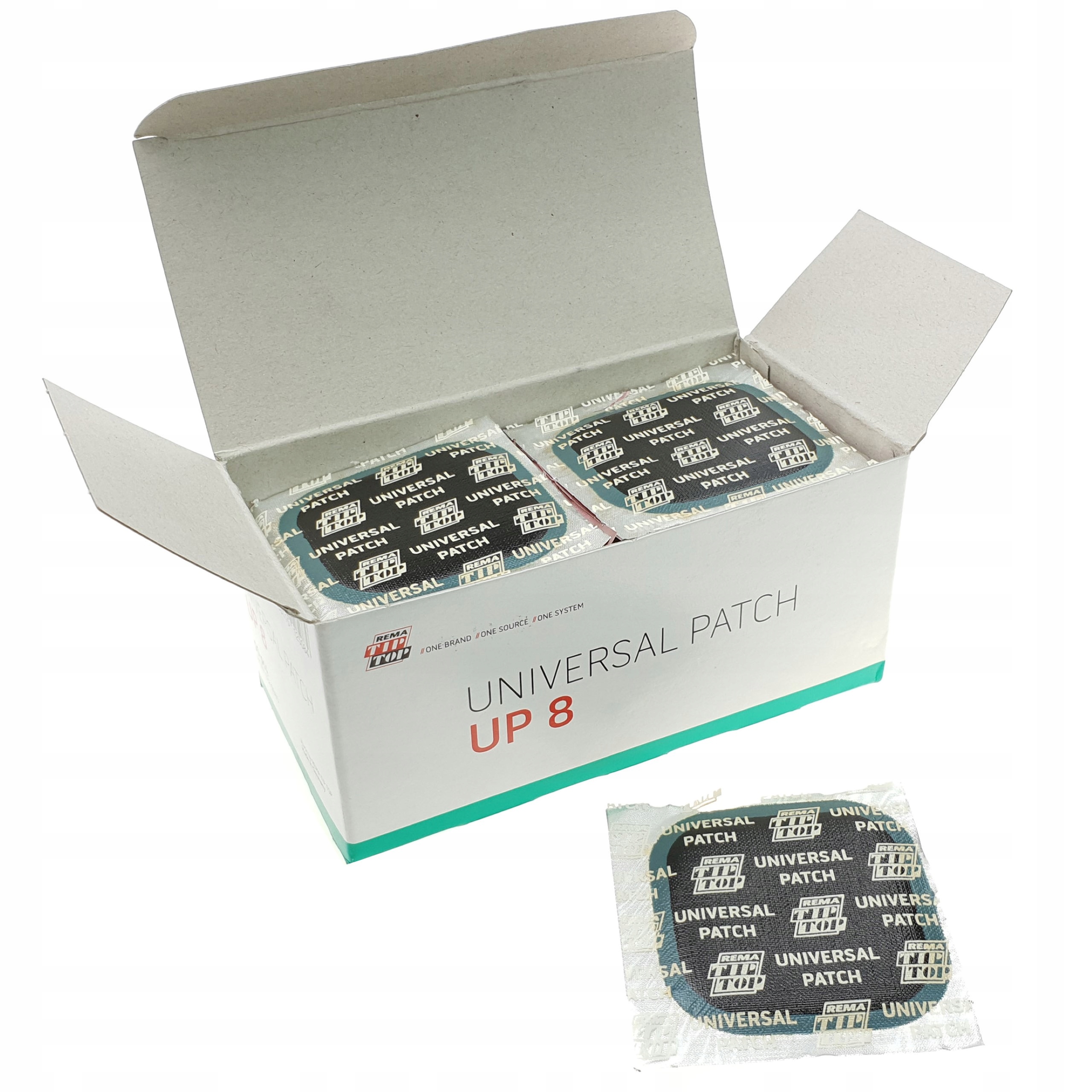 Záplatky Na Opravu Pneumatík UP8 Veľkosť 55 X 55 MM Rema Tip Top 50 Ks