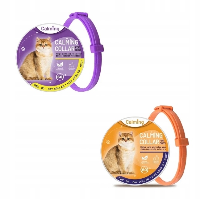 Levně Uklidňující obojek Pro Kočky feromony 38 CM antistresový, 60 dní účinku