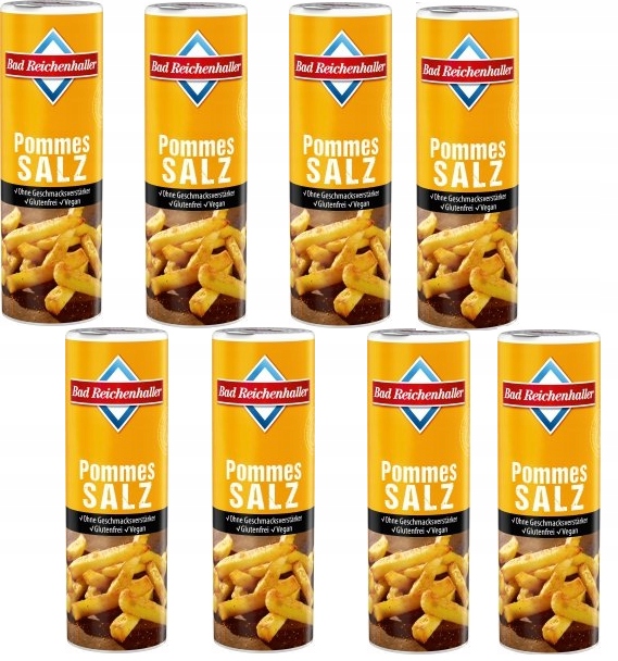 Bad Reichenhaller Směs koření a bylin Bylinná sůl Fritéza 8x90g Německo