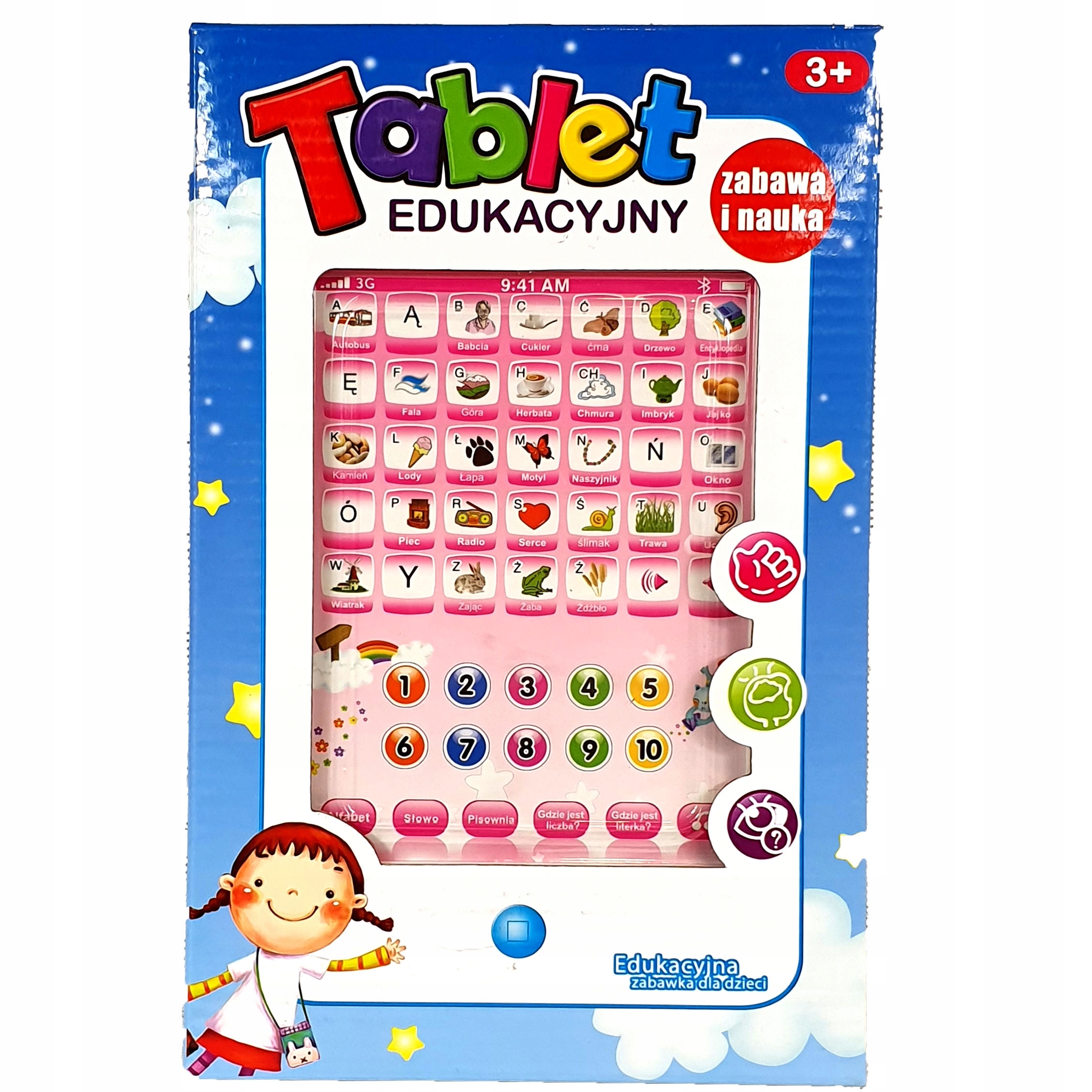 

Duży Edukacyjny Tablet Dotykowy Polska Wersja