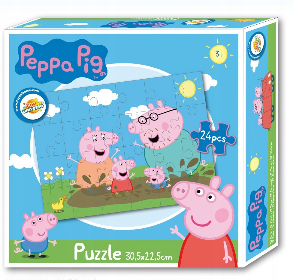 

Puzzle Świnka Peppa 24 elementy Toy Universe