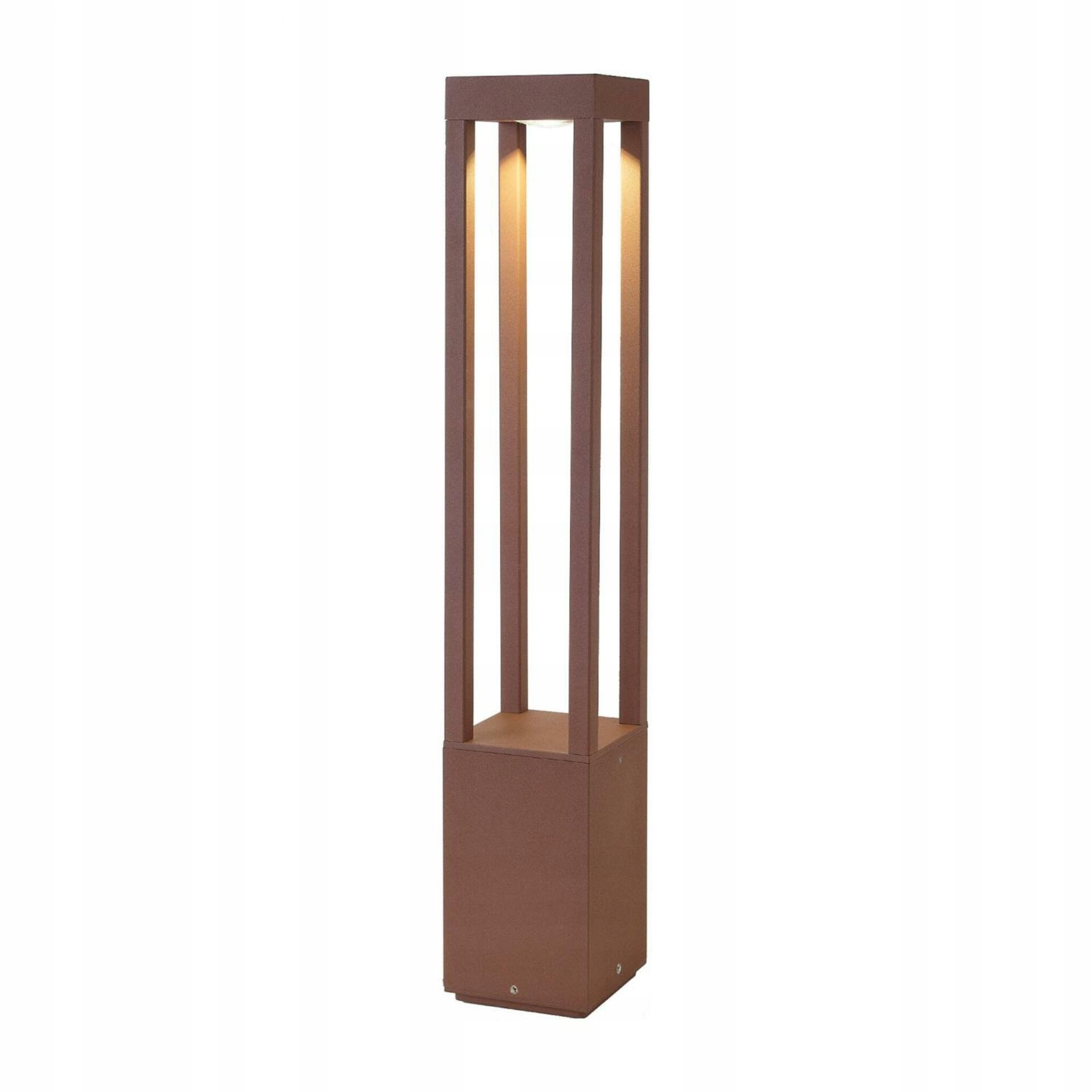Vonkajšia stojaca lampa Faro Agra 650 hnedá, Led 9W 2700K IP55 65cm