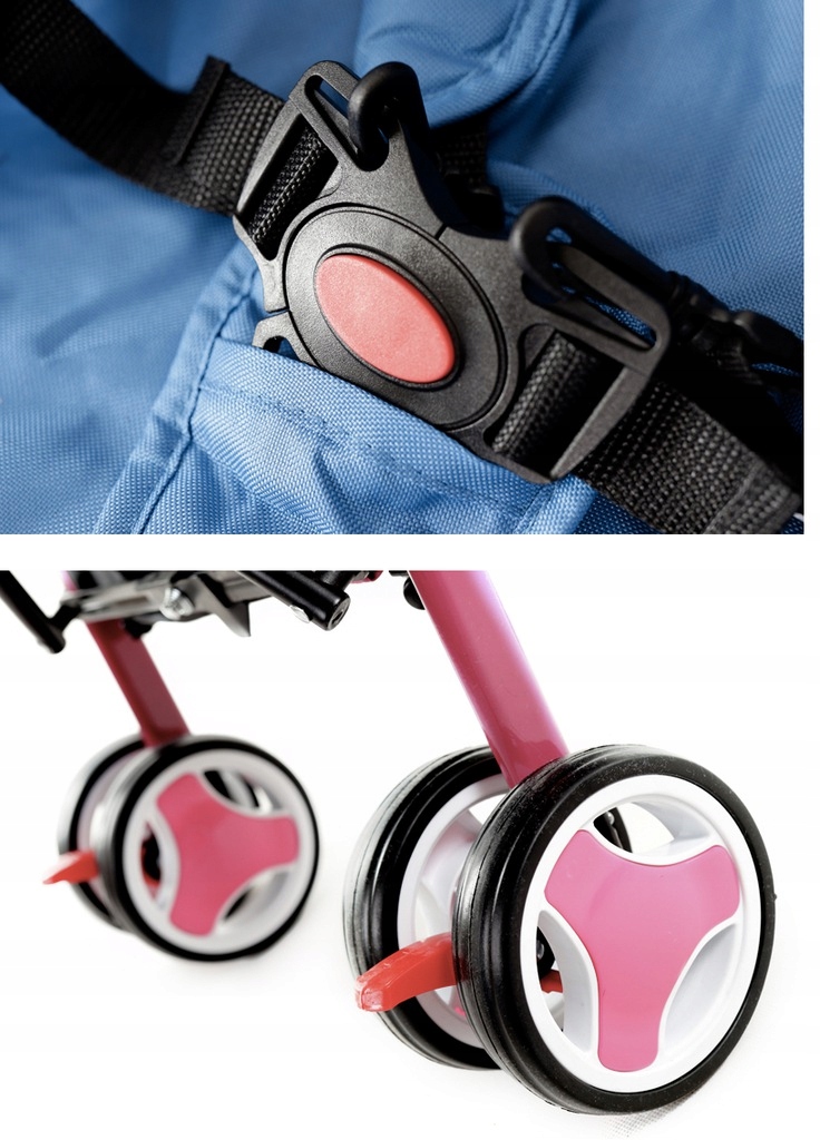 WÓZEK SPACEROWY SPACERÓWKA PARASOLKA + DODATKI Model hn-100