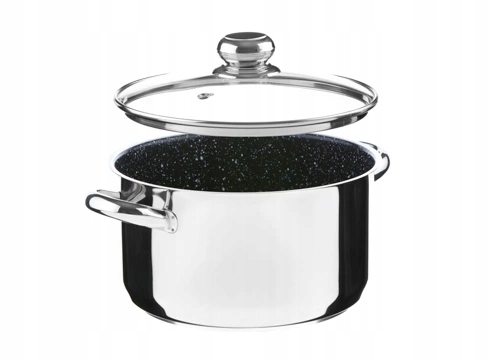 Hrniec s pokrievkou Kolimax Cerammax Pre Štandard granit čierny, 22 cm, 4,5 l
