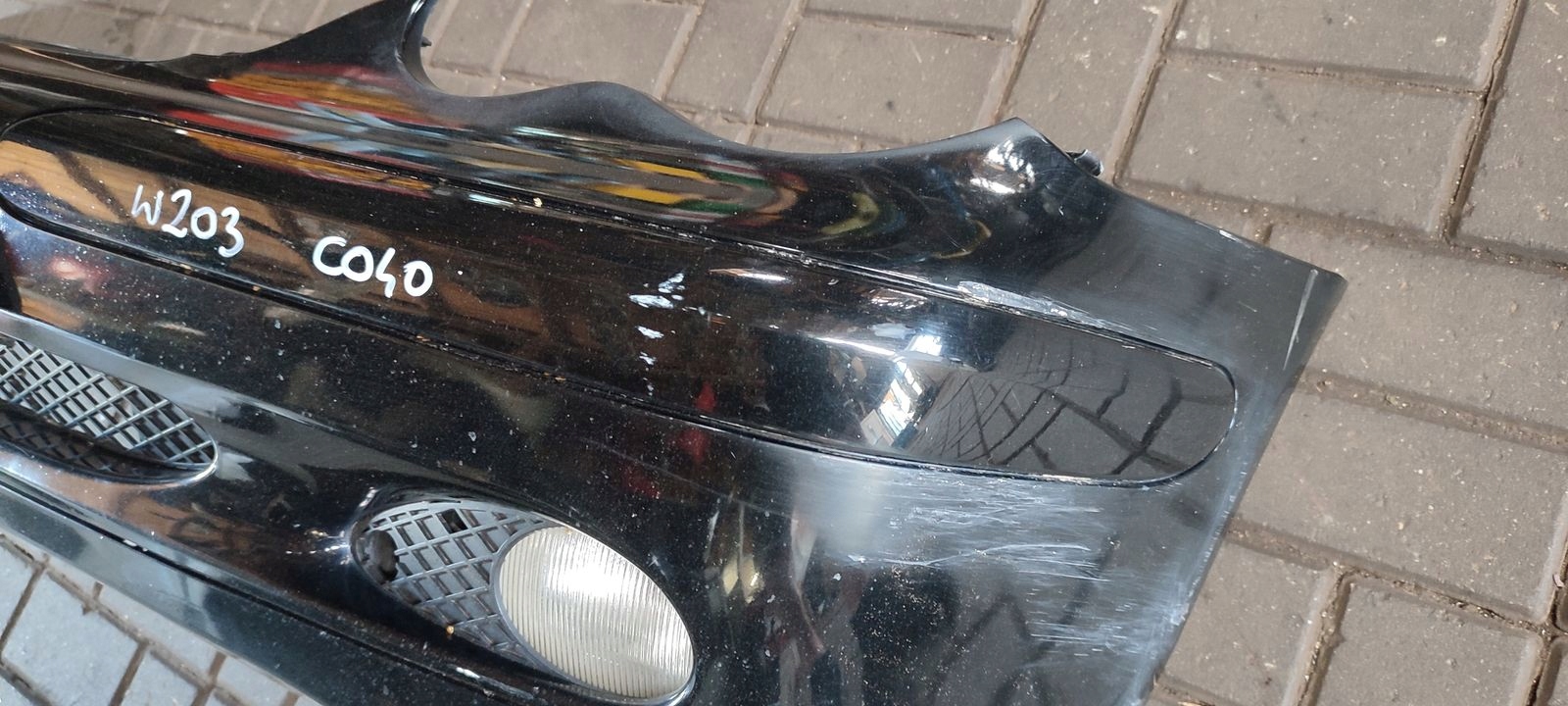 bumper front front Mercedes W203 1,8 compressor; C040