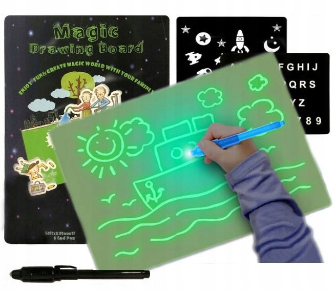 

Magiczna Duża Tablica Pisak Led Malowanie Światłem