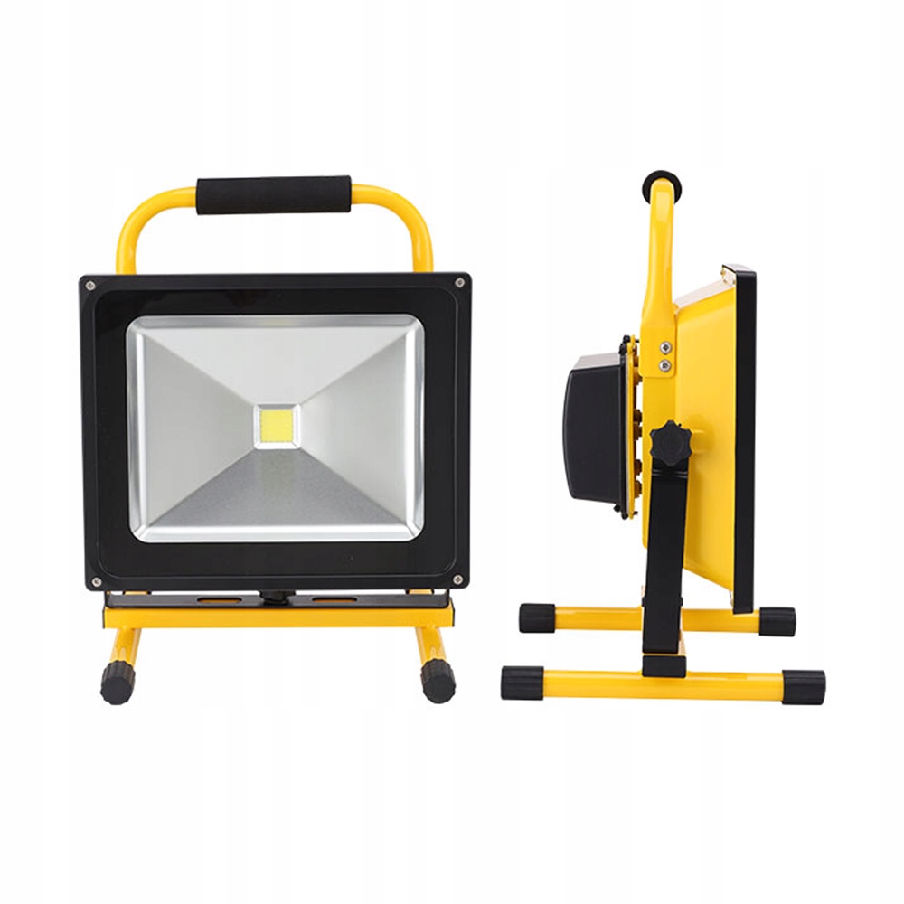 Výkonná Pracovní Lampa 20W Halogen Dílenská Led Na Akumulátor 4400 mAh