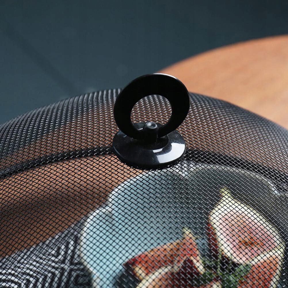 OSŁONA NA JEDZENIE MOSKITIERA NA OWOCE ŻYWNOŚĆ PRZYKRYWKA POKRYWKA CZARNA Linia do ochrony jedzenia