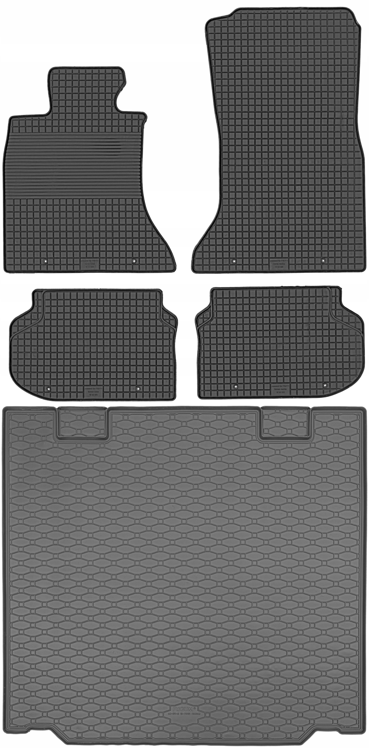Bmw 5 F11 Kombi 2010-2017 Sada Koberce batožinový priestor