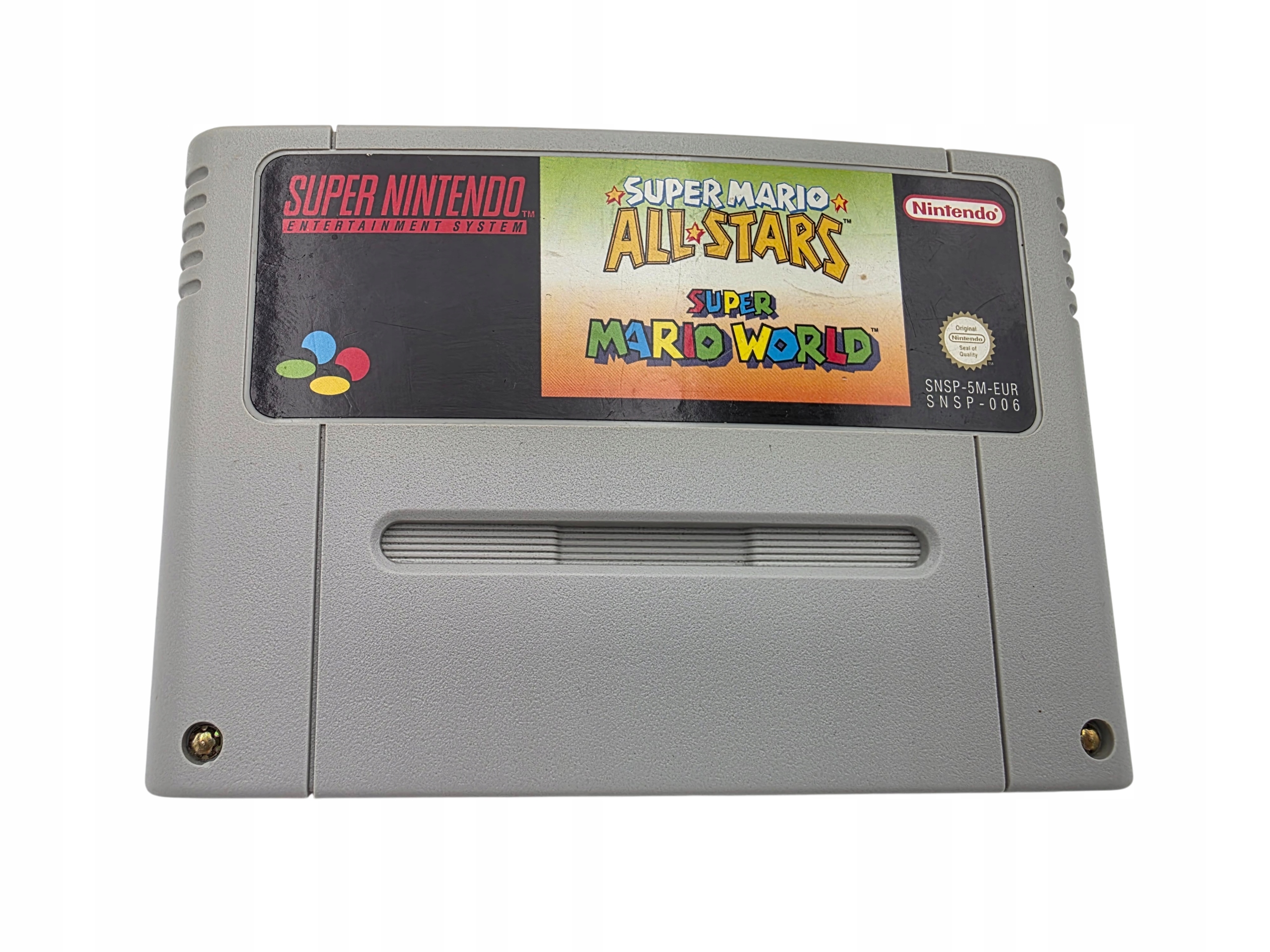 NINTENDO SNES SUPER MARIO ALL STARS SUPER MARIO WORLD ORYGINAŁ