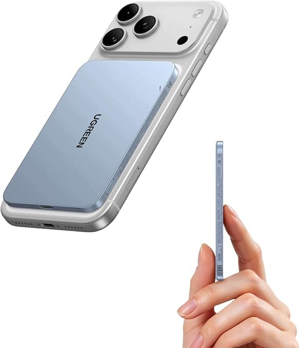 Ugreen MagFlow Air powerbank 5000mAh Qi2 15W MagSafe Usb-c 20W