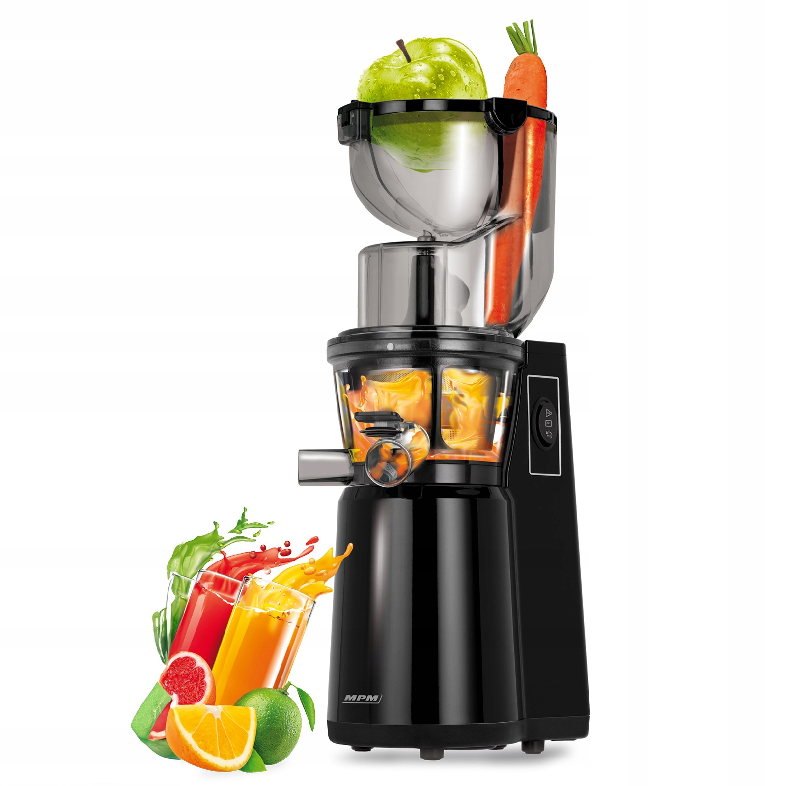 Pomaloběžný odšťavňovač na citrusy a ovoce, výkonný Mpm MSO-16