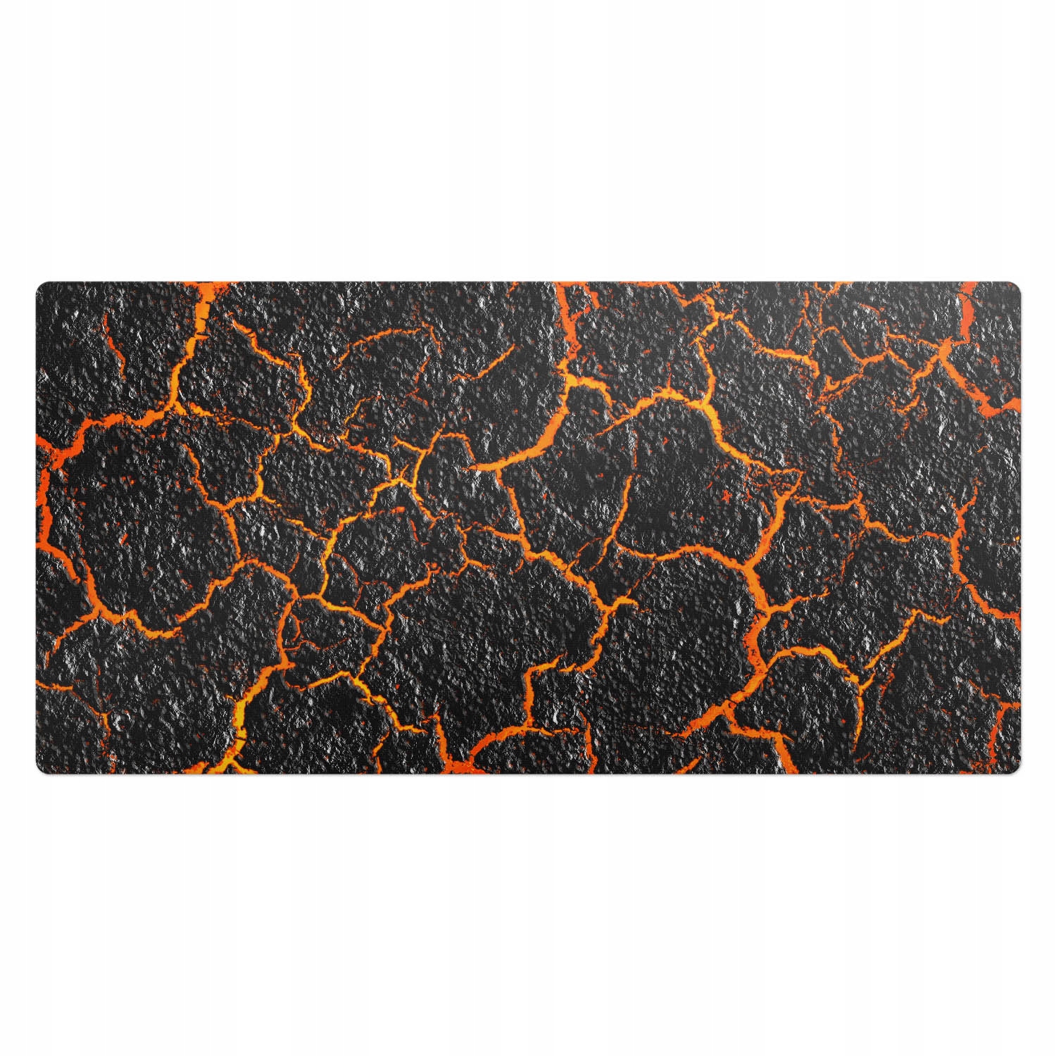 Vinylová podložka na psací stůl s potiskem Sopečné praskliny 100 x 50 cm