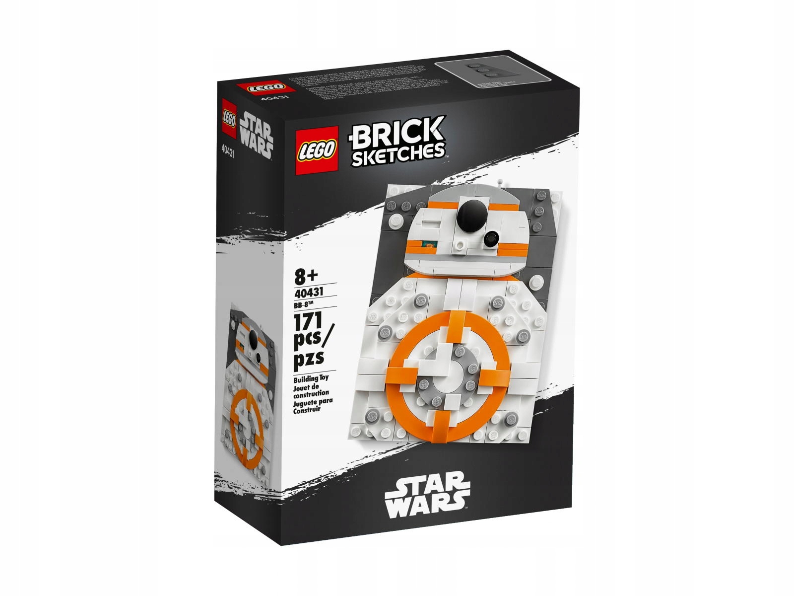 LEGO Brick Sketches 40431 BrickSketches Star Wars Figurka Droid BB-8