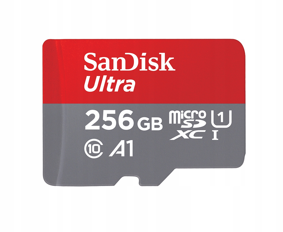 SanDisk Karta pamięci microSD Ultra 256GB +adapter