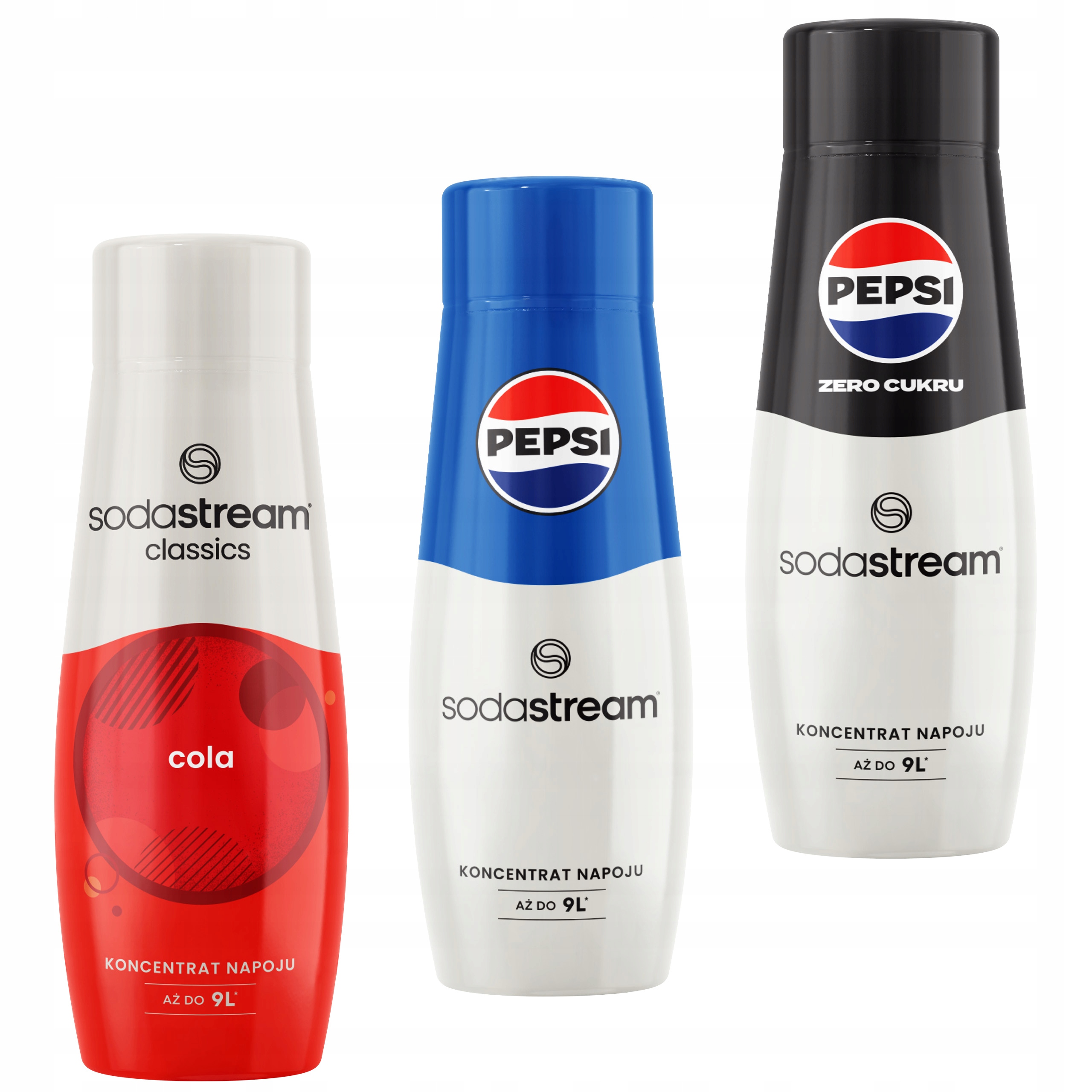 Levně Sodastream Sada sirupů Cola Pepsi Pepsi Max