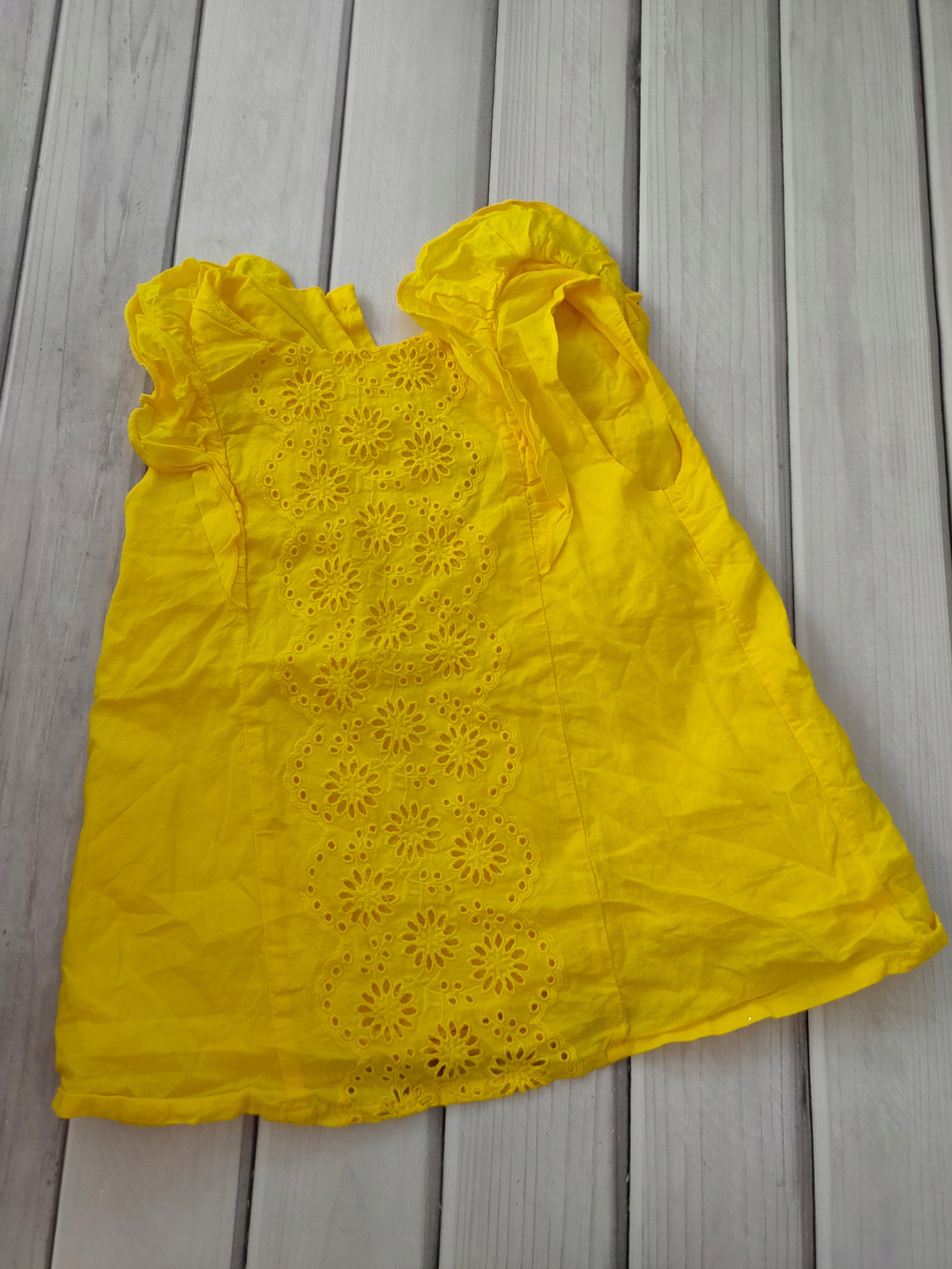 Matalan Koszula żółta dla dziewczynki r. 110/116