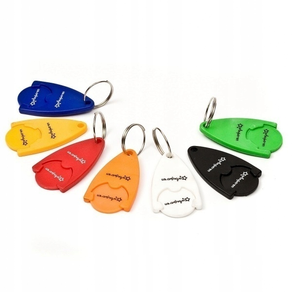 

breloki Brelok do wózków z nadrukiem 100 szt