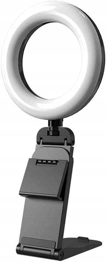 LAMPA PIERŚCIENIOWA LED STATYW SELFIE MAKIJAŻ