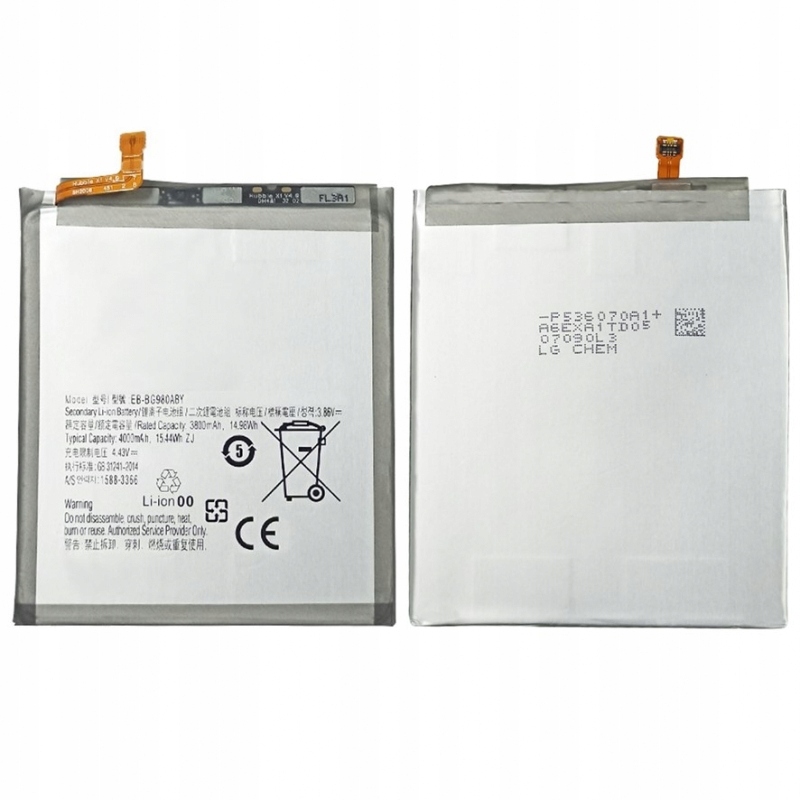 Nowa Bateria EB-BG980ABY Samsung Galaxy S20 4g SM-G980F/DS, SM-G980B/DS
