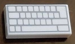 

Lego 3069bpb0856 tile 1x2 nadruk klawiatura 5szt N