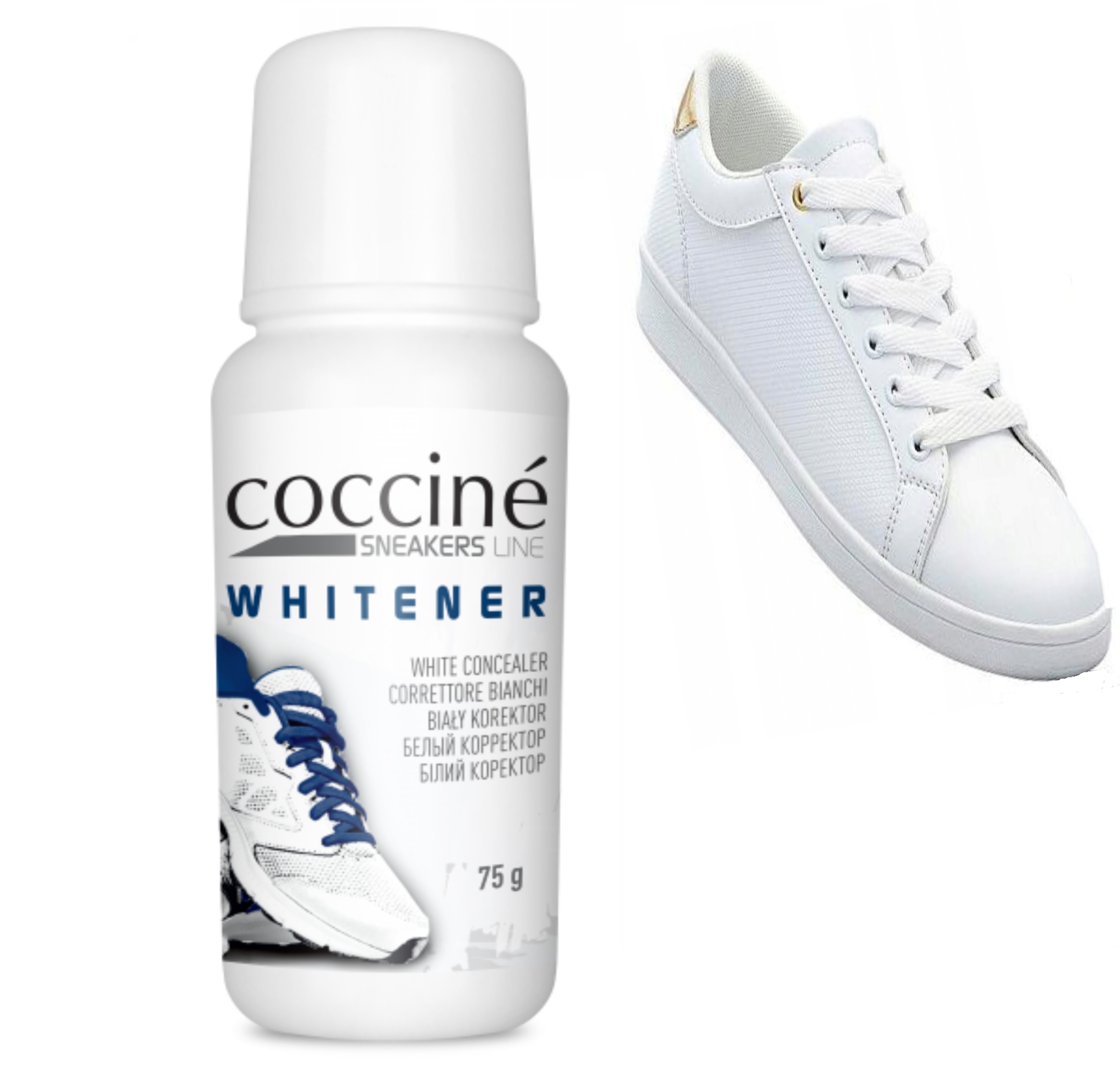 Coccine Whitener Korektor do Białych Butów Sneakers 75ml