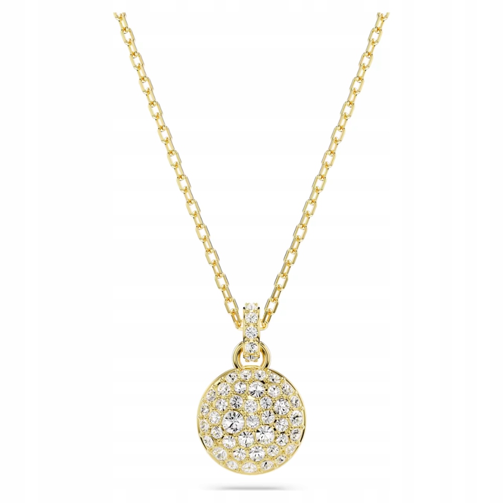 Blyštivý pozlacený náhrdelník se zirkony Meteora 5683443