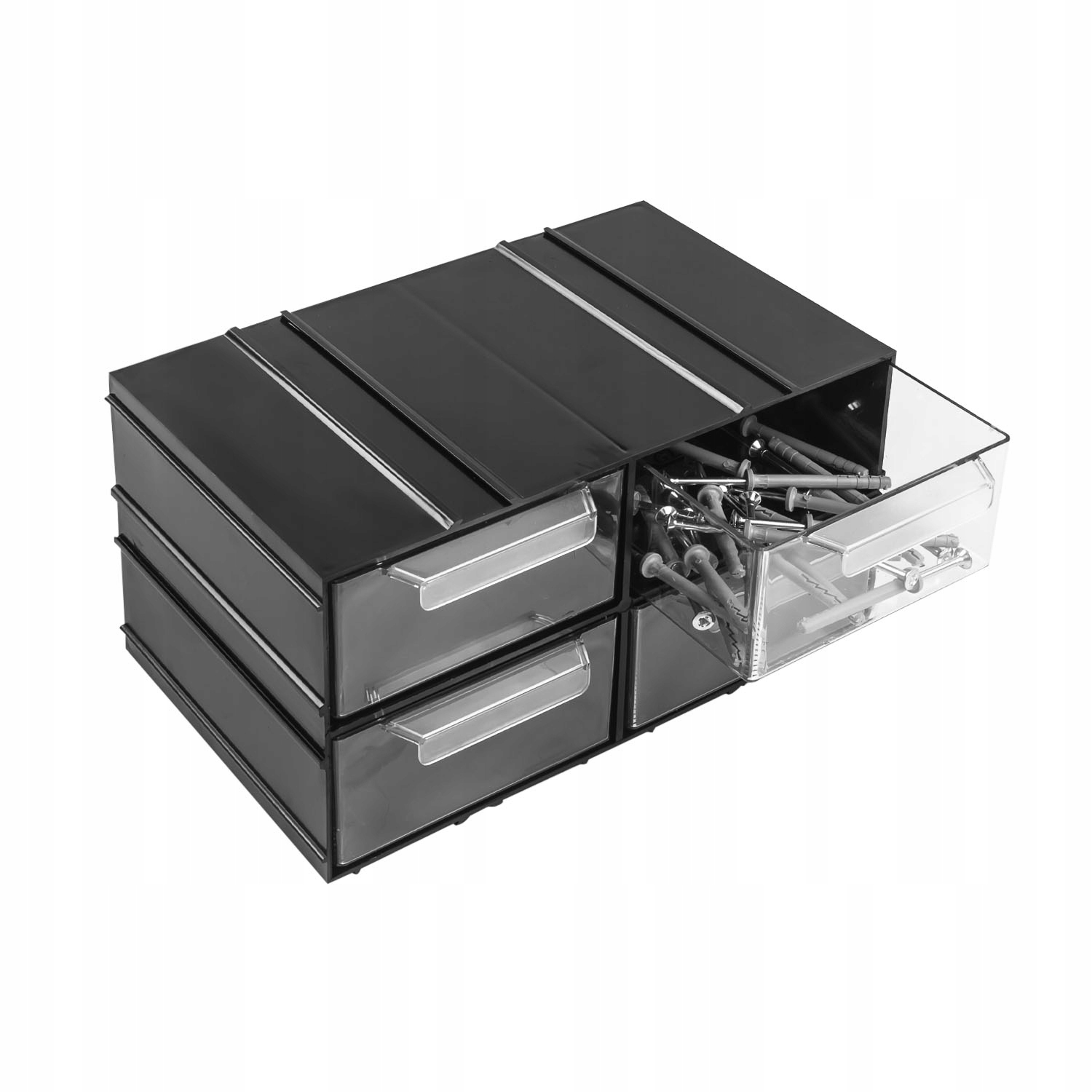 Szafka organizer modułowa z szufladkami 4 przezroc Marka Botle