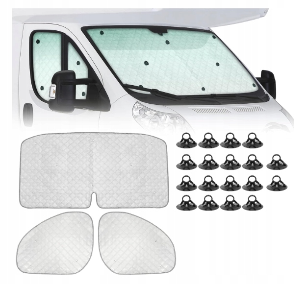 Zamiennik osłony przeciwsłonecznej szyby samochodowej FIAT Ducato 2006-2023