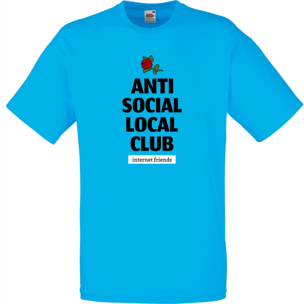 

Koszulka anti social local club L lazurowa