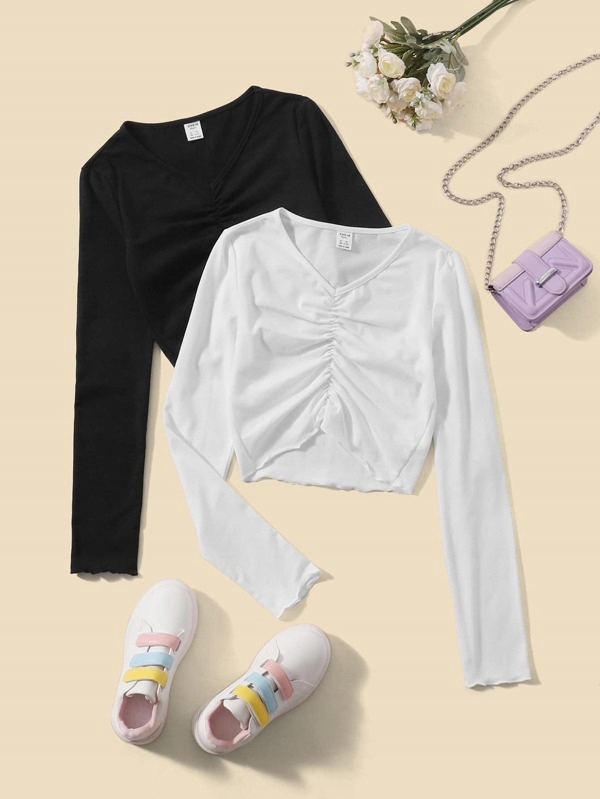 SHEIN DZIECIĘCY 2 PACK BLUZKI R.158 B489063