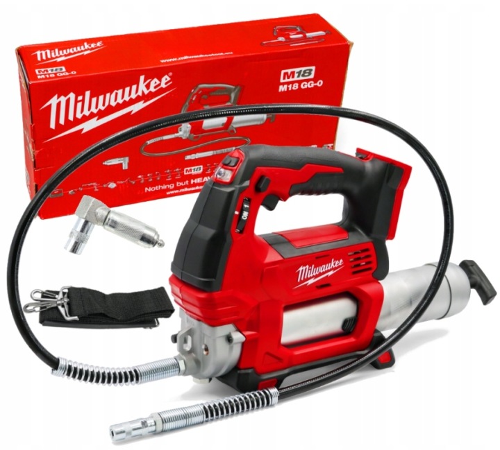 Milwaukee M18 GG-0 Mazací stroj Towotnica 690 barů M18GG 4933440493 Silný