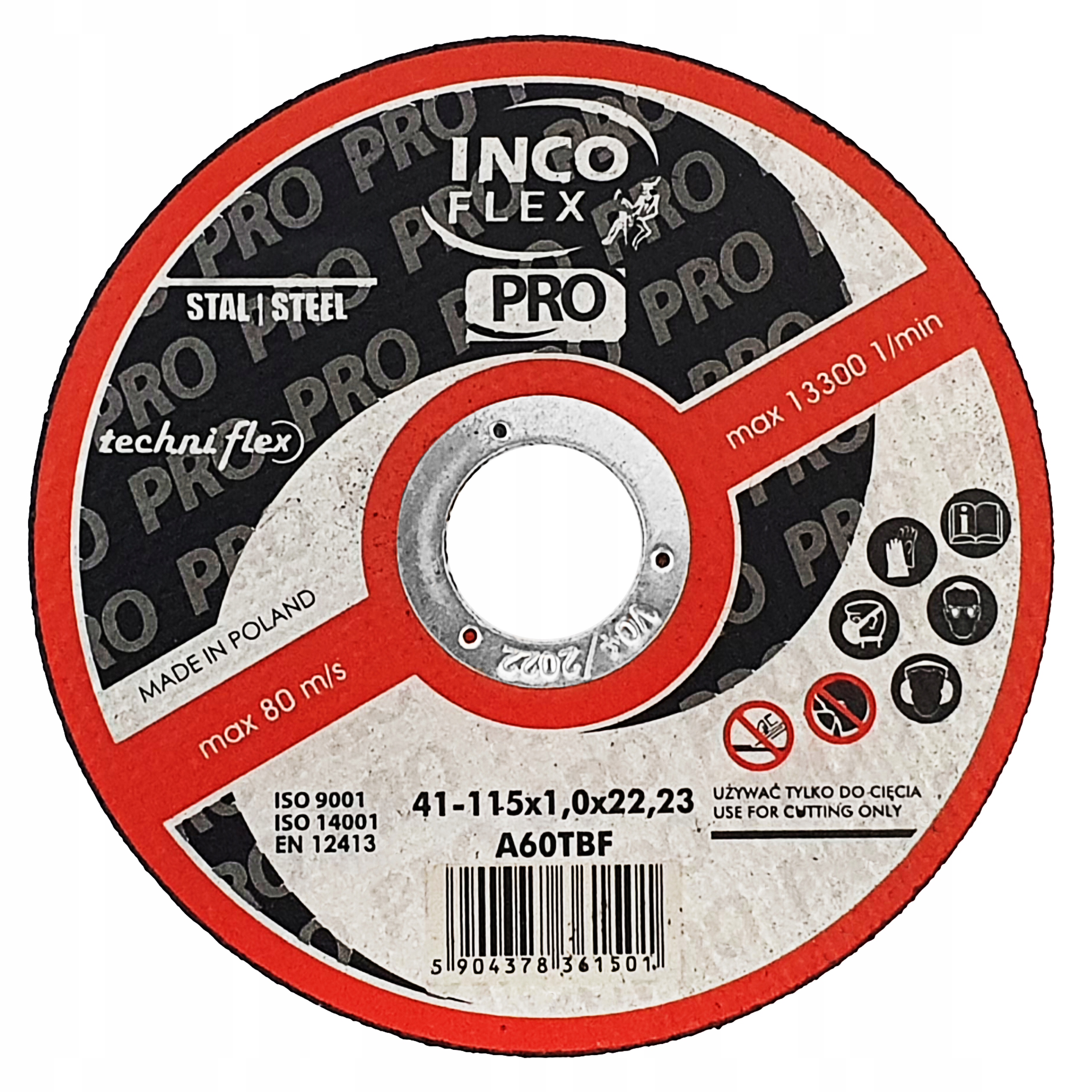 

Tarcza 115x1x22 Do Cięcia Metalu I Inoxu Incoflex