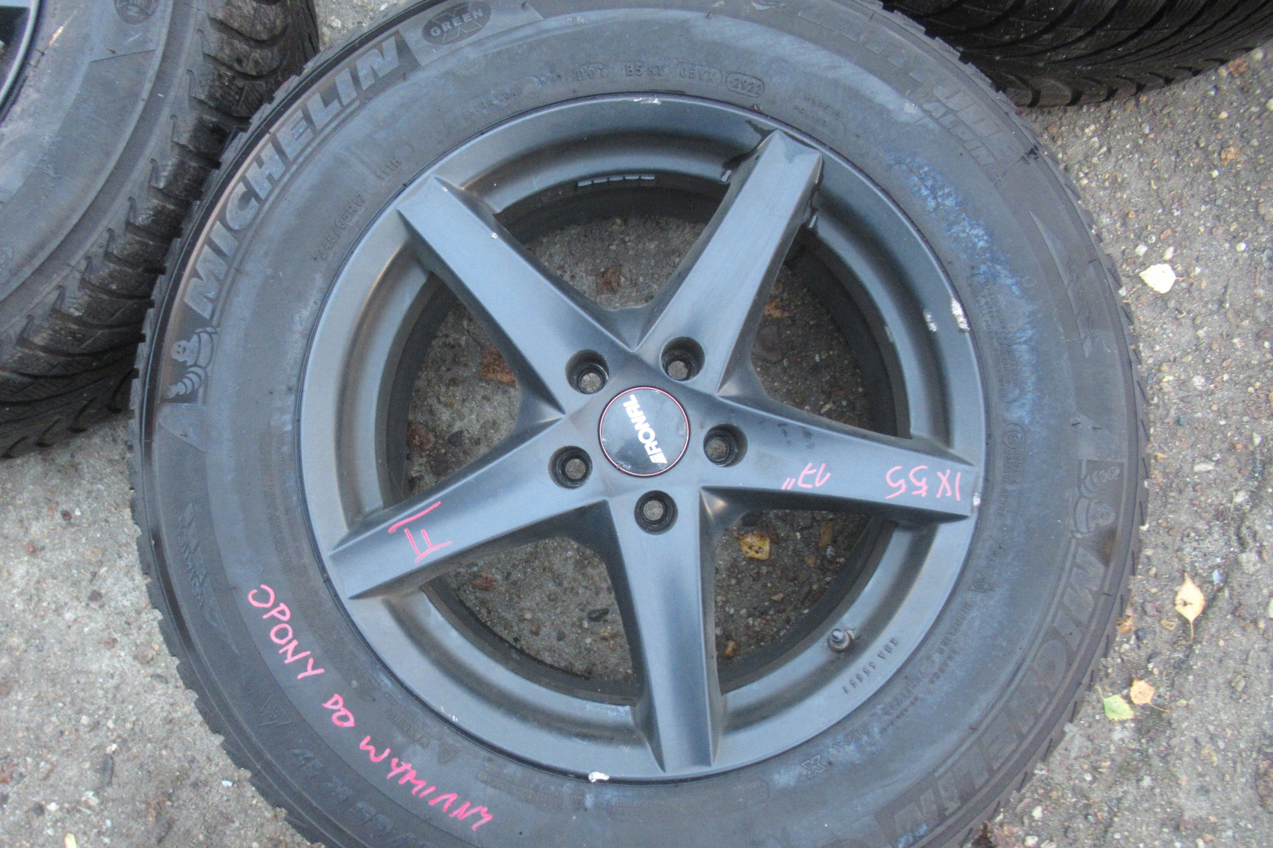 HYUNDAI IX55 discs aluminium disc 17" KBA 45651 KOMPLET