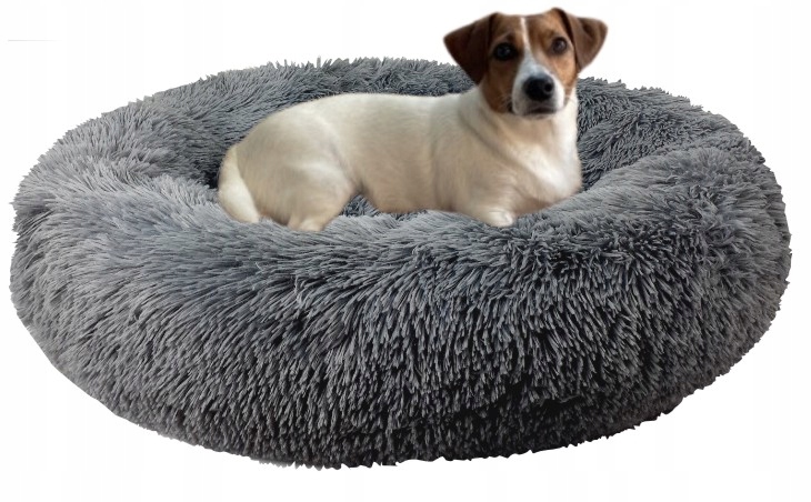 Legowisko antystresowe Lux dla psa, kota Legowisko okrągłe miękkie 80x80 cm