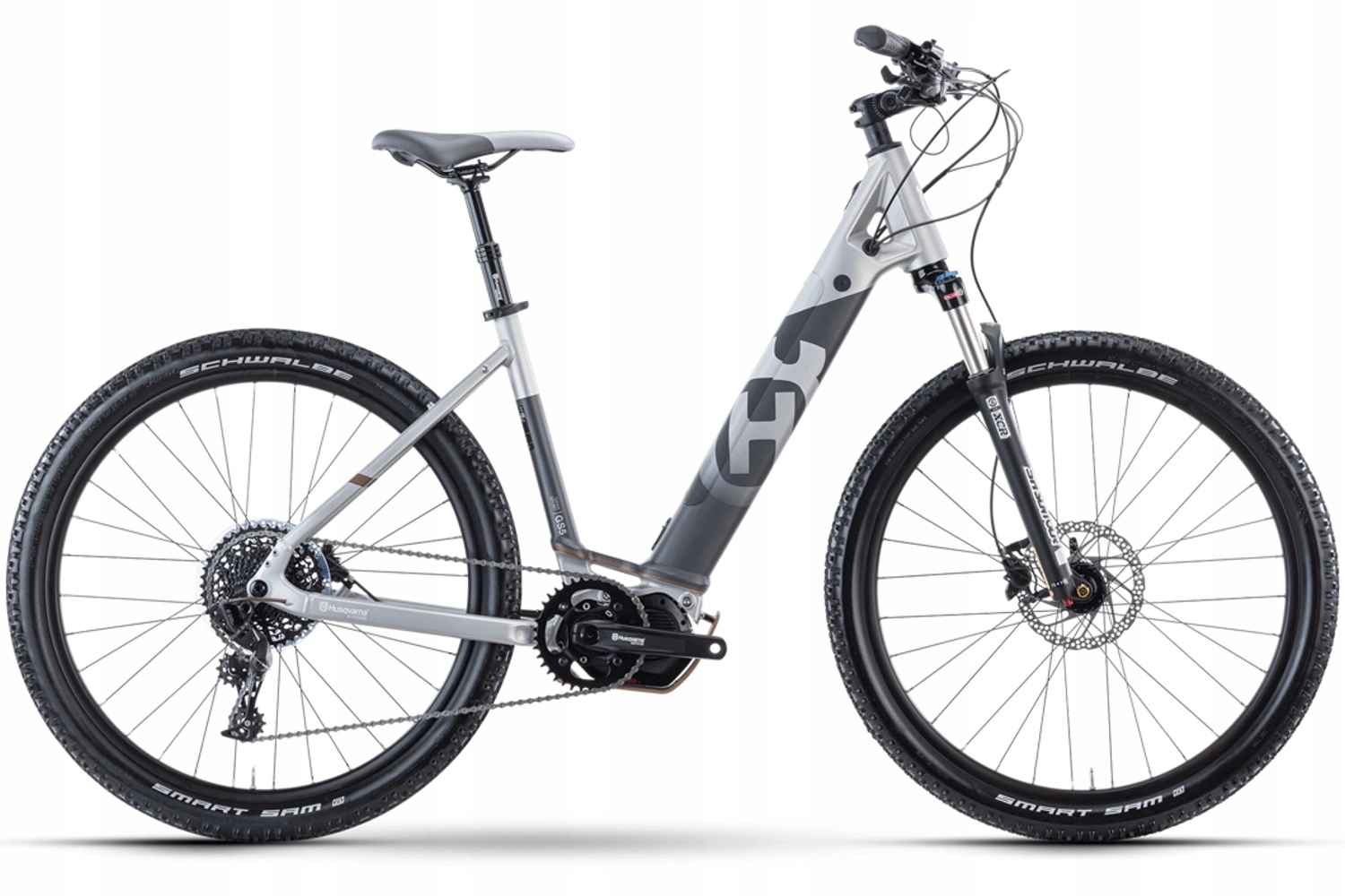Rower elektryczny trekkingowy Husqvarna Gran Sport 5 GS5 504Wh grey M 27.5"