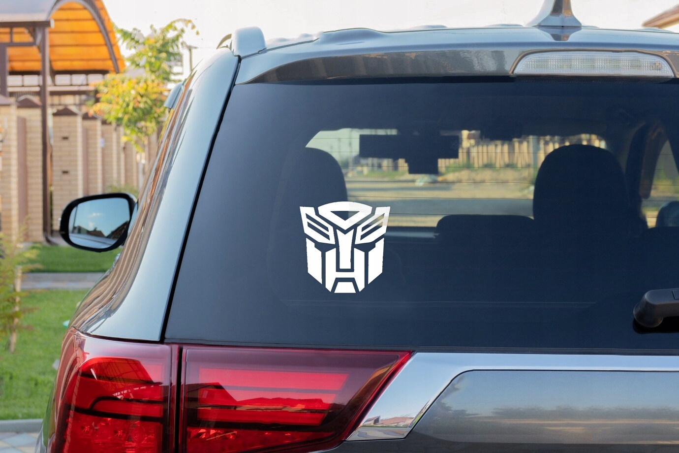 TRANSFORMERS MASKA - Naklejka na samochód na auto - ODBLASKOWA Producent Inny