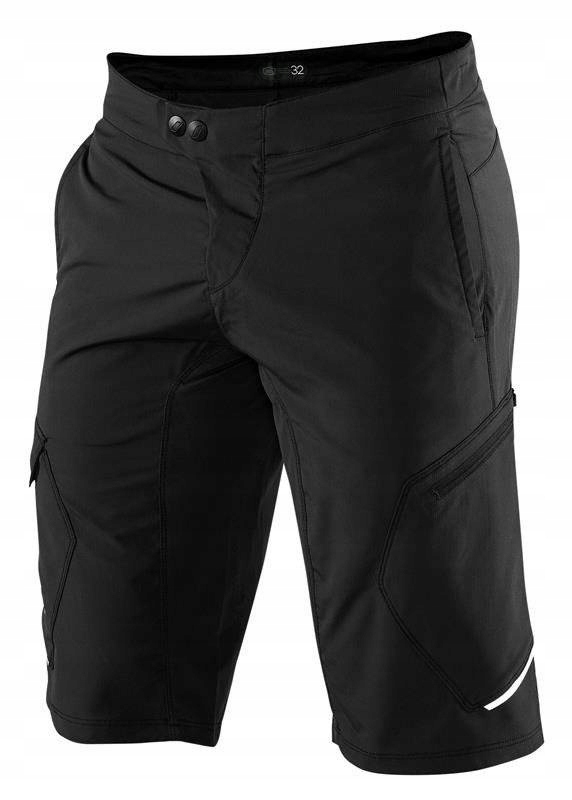 Szorty męskie 100% Ridecamp Shorts black roz.46