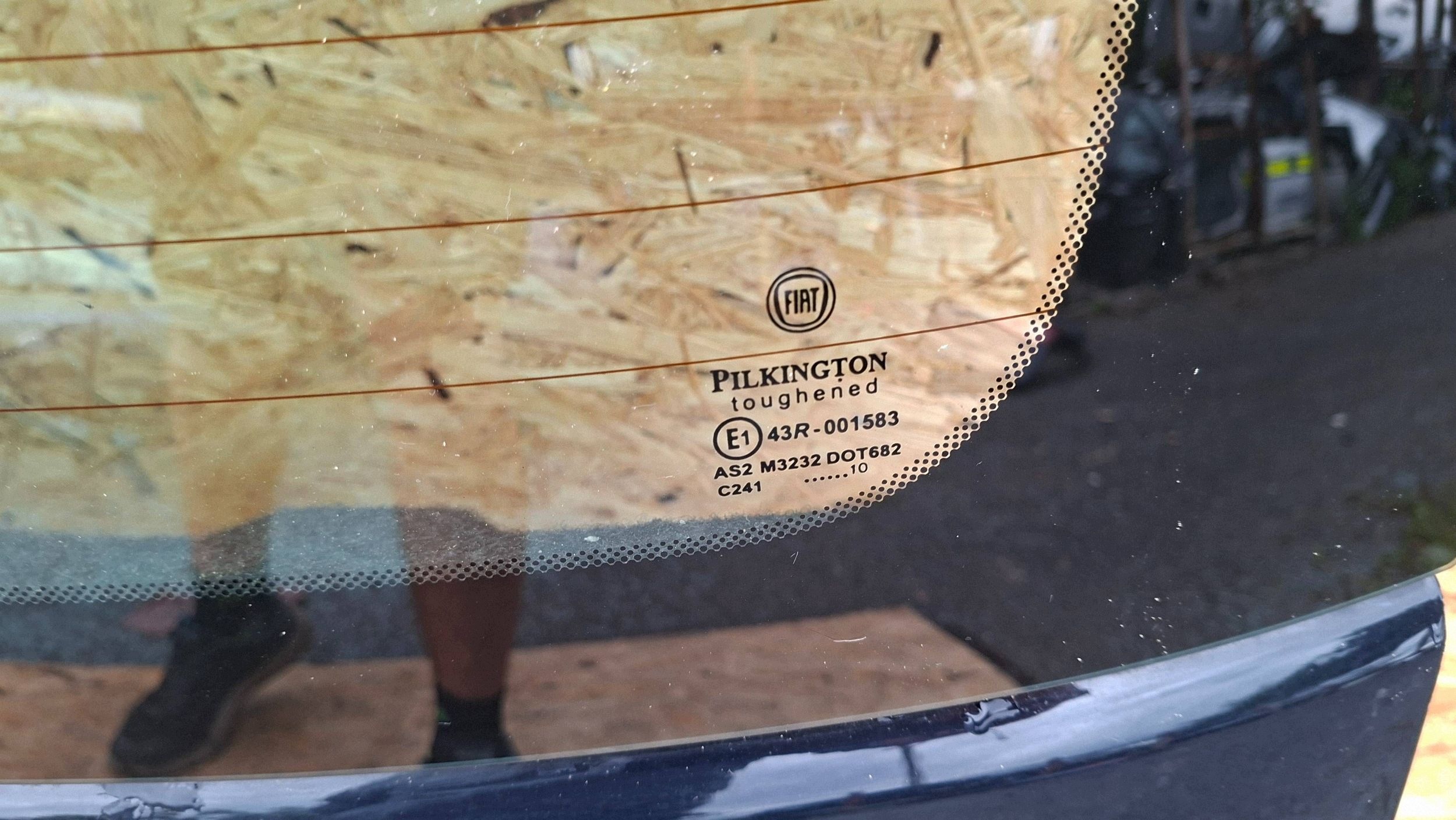 trunk door boot FIAT 500 2007